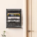 SimpleHouseware 6 Tier Wall Mount File Letter Tray Folder Organizer, Black - Image 2