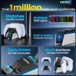 PS5 Controller Charger, OIVO PS5 Charging Station for Dualsense Controller, PS5 Controller Charger Station with Fast Charging AC Adapter, PS5 Charger for PlayStation 5 Dual Controller - Image 4